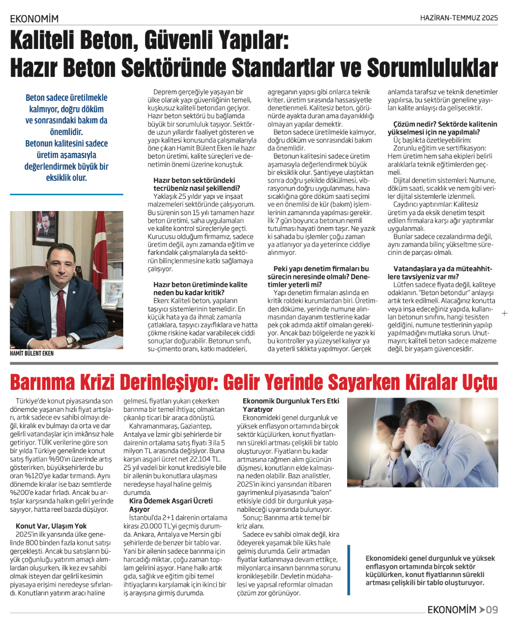 EKONOMİM Temmuz Sayısı Çıktı!